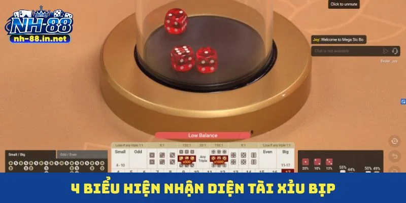 4 biểu hiện nhận diện tài xỉu bịp