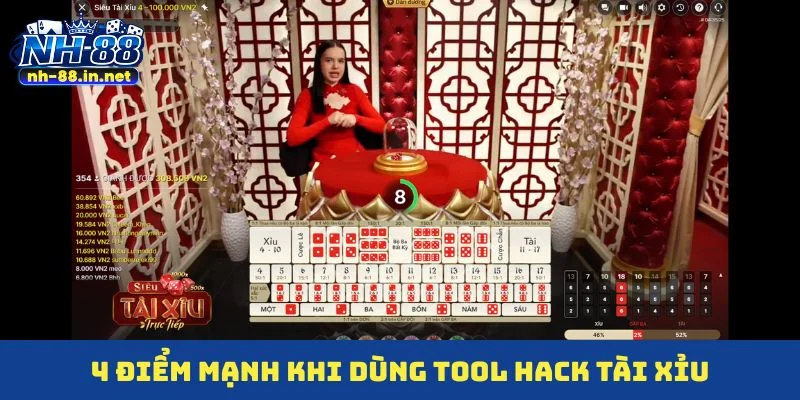 4 điểm mạnh khi dùng tool hack tài xỉu