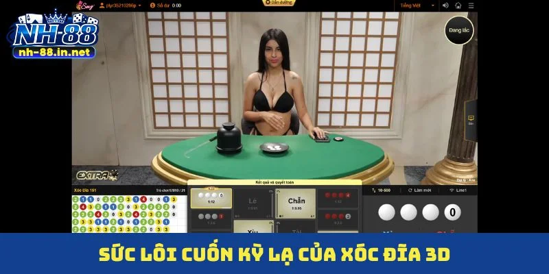Sức lôi cuốn kỳ lạ của xóc đĩa 3D