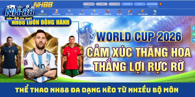 Thể thao NH88 đa dạng kèo từ nhiều bộ môn hấp dẫn