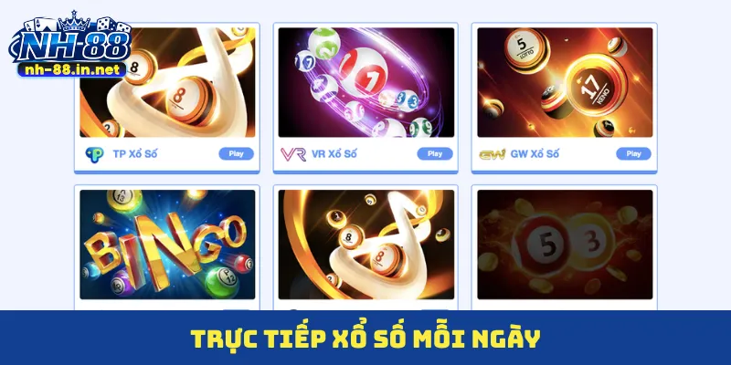 Trực tiếp xổ số mỗi ngày